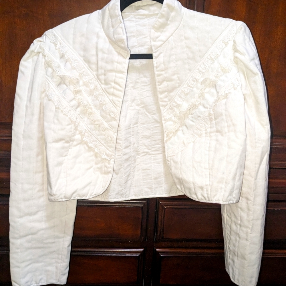 Vintage Gunne Sax Cropped Quilted Jacket